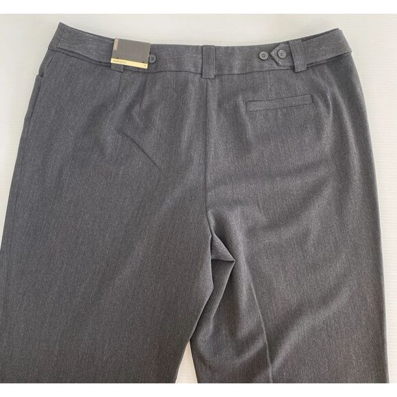 Lane Bryant Houston Dress Pants Heathered Black Woman's Plus Size 18 (Fit 39x31) - Picture 4 of 13